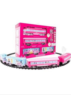 Lionel Mattel BARBIE Malibu Battery O Gauge Train Toy Set with Remote
